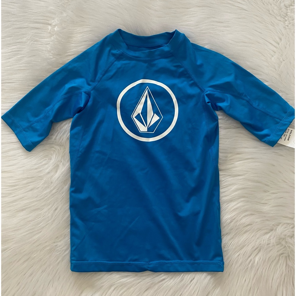 Volcom Blue Rashguard Top M